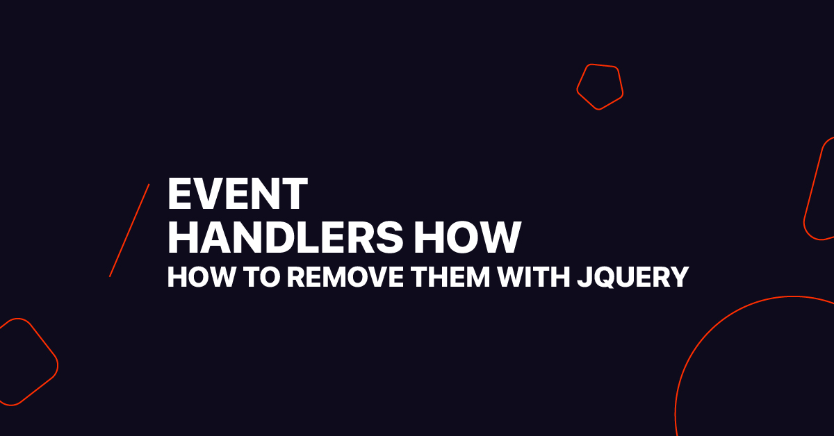 Remove Event Handler